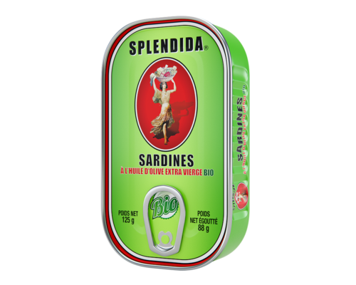 Splendida Sardines In Extra Virgin BIO Olive Oil 125 G CannedFish