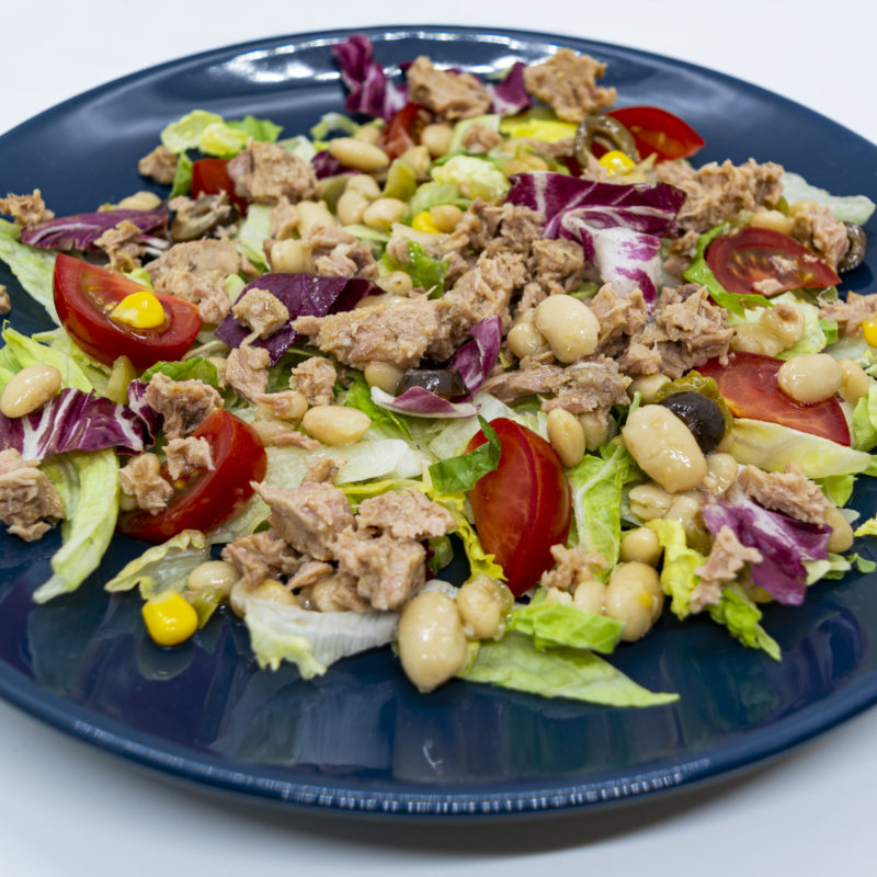 The Queen of the Coast tuna salad with white beans