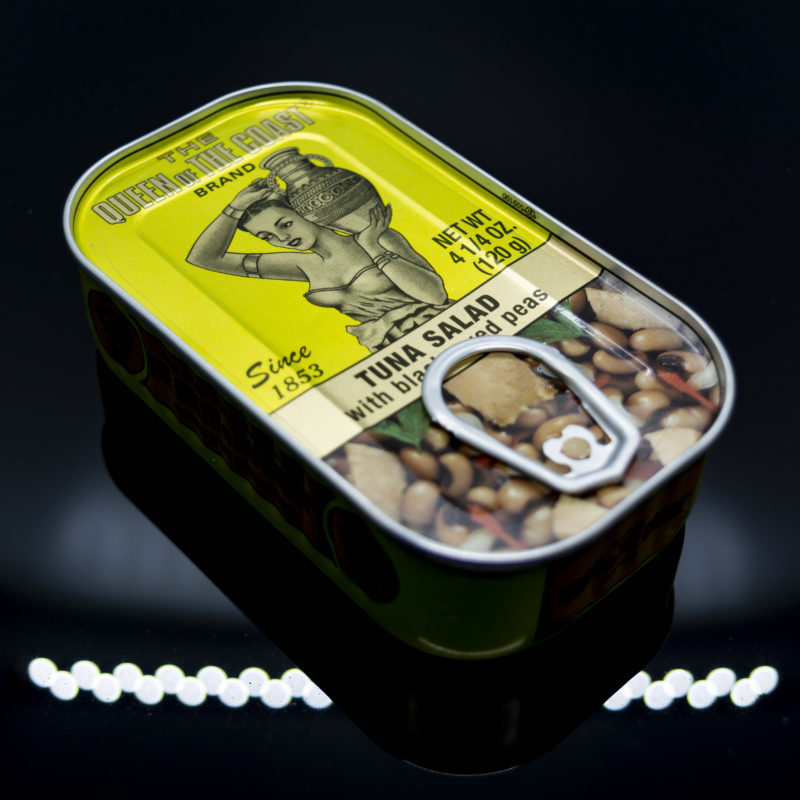 The Queen of the Coast tuna salad with black-eyed beans