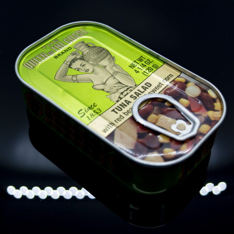 The Queen of the Coast tuna salad with red beans and sweet corn