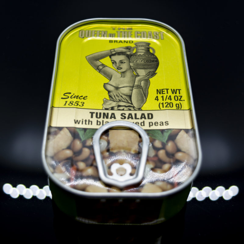 The Queen of the Coast tuna salad with black-eyed beans