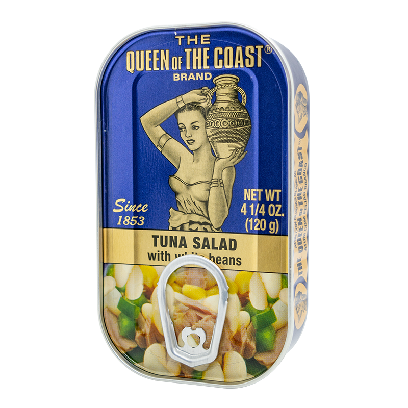 The Queen of the Coast tuna salad with white beans