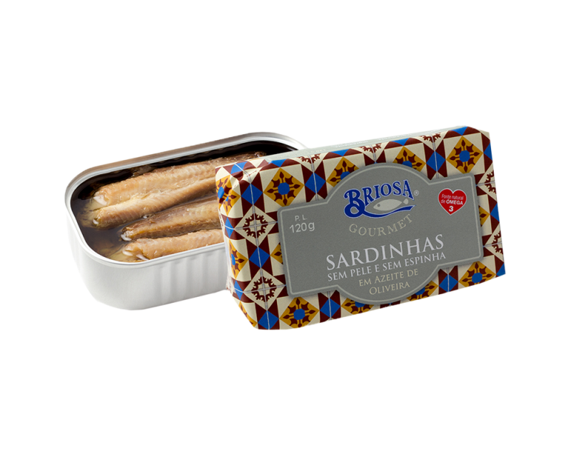 Briosa skinless and boneless sardine fillets in olive oil