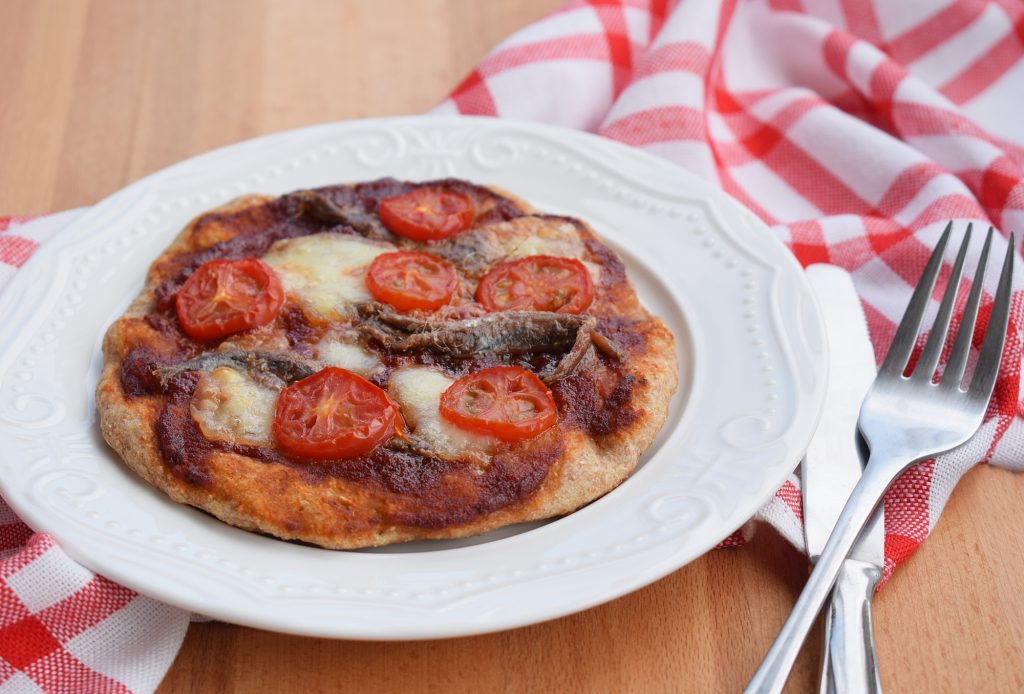 szardellás pizza recept
