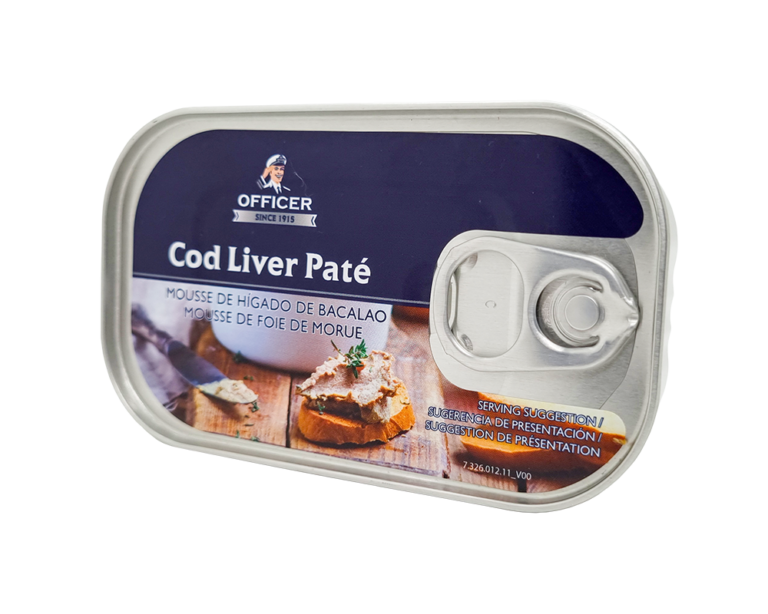 Bornholms Officer cod liver pâté, 115 g CannedFish