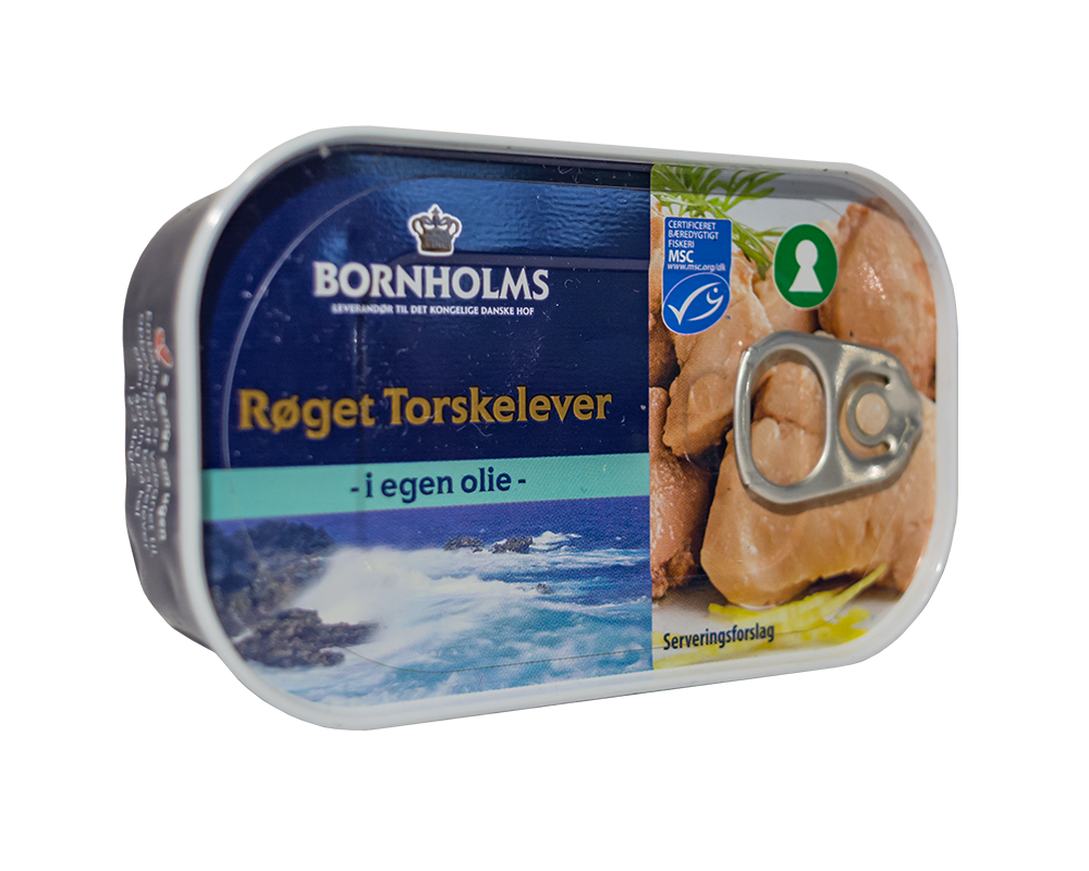 thumbnail image 2 of Dorschleber Smoked Cod Liver In Own Juice – 120g / 4.23oz – Set Of 12 Cans, Organic 2 of 4