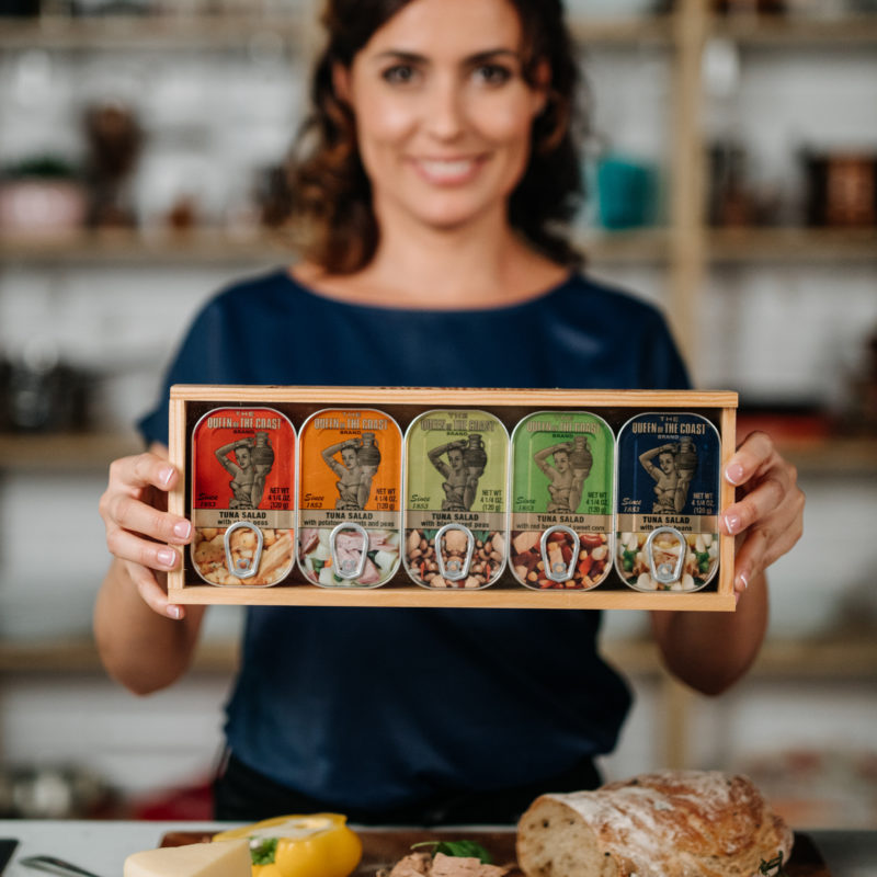 The Queen of the Coast tuna salad box