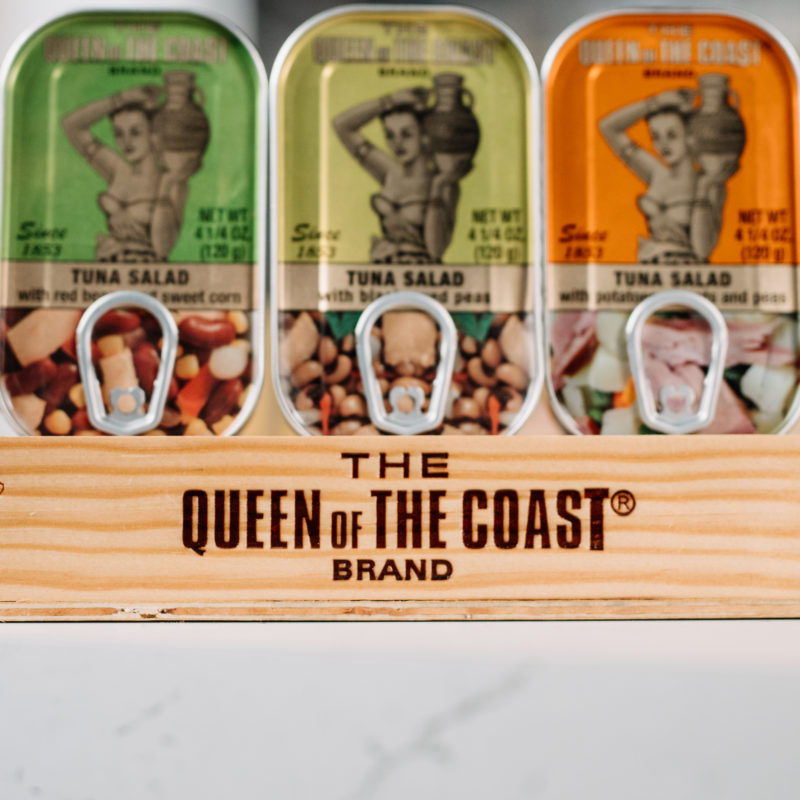 The Queen of the Coast tuna salad box