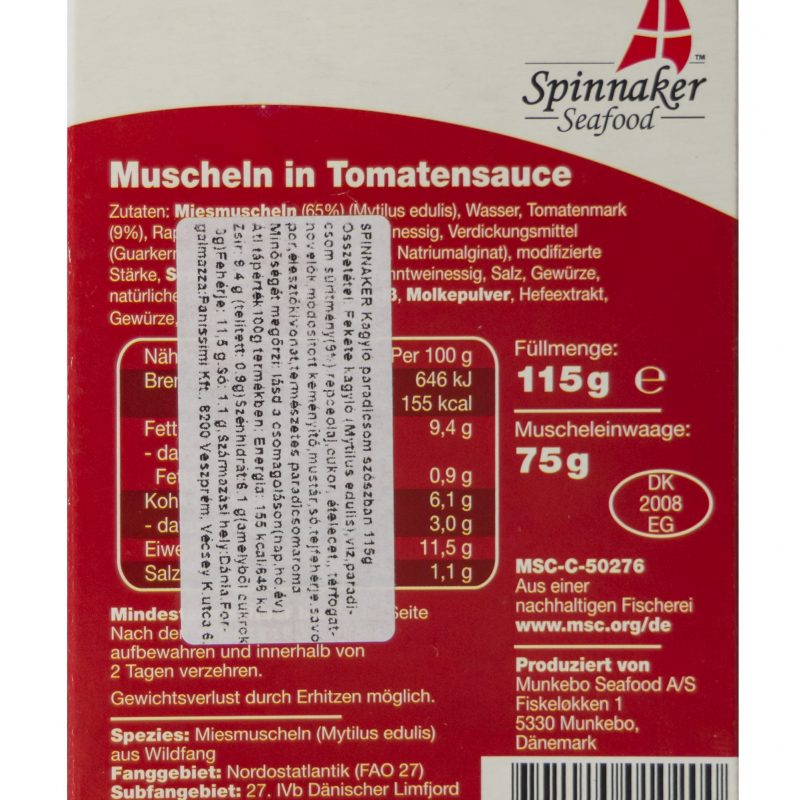 Spinnaker msc kagylĂł paradicsomszĂłszban