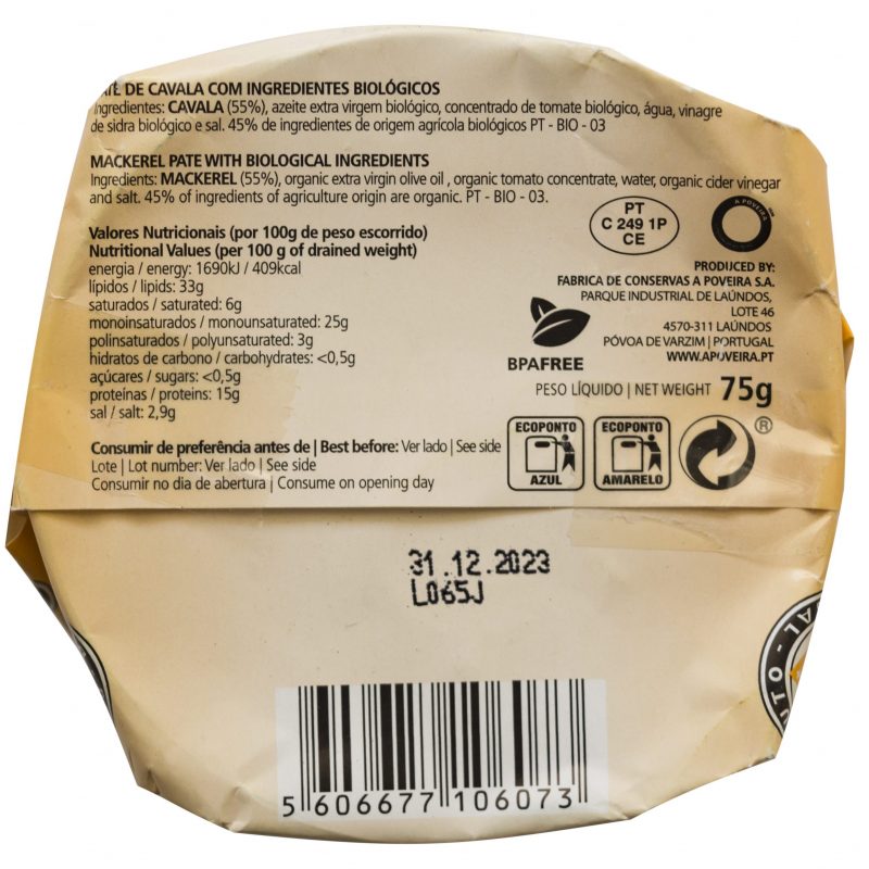 Minerva BIO makréla pástétom