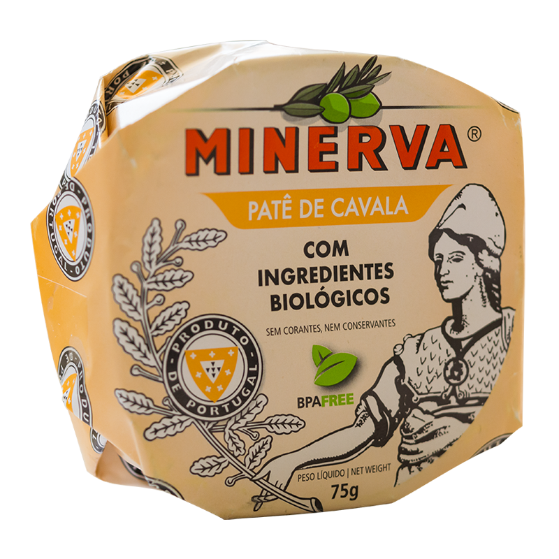 Minerva BIO mackerel pâté from organic ingredients