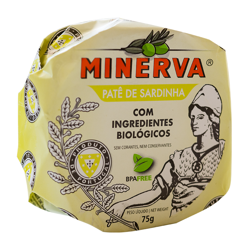 Minerva BIO sardine pâté from organic ingredients