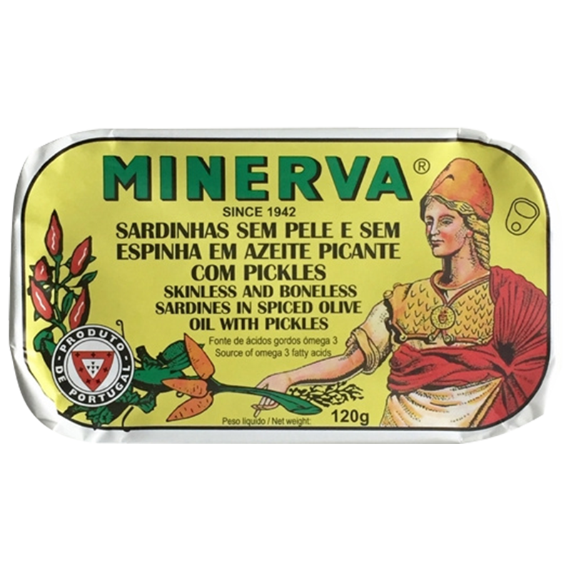 Minerva szardĂnia filĂ© csĂpĹ‘s olĂvaolajban zöldsĂ©gekkel