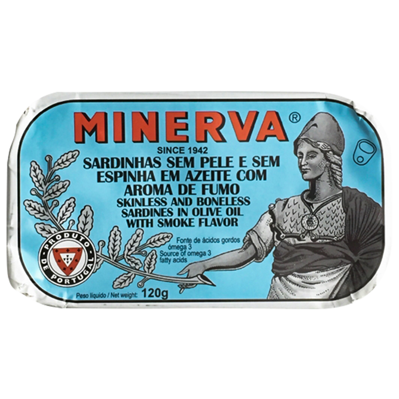 Minerva fĂĽstölt Ăzű szardĂnia filĂ© olĂvaolajban