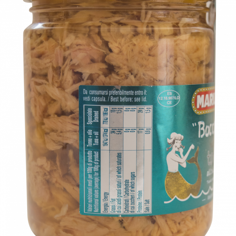 Maruzzella Bocconcino tonhaldarabok olívaolajban