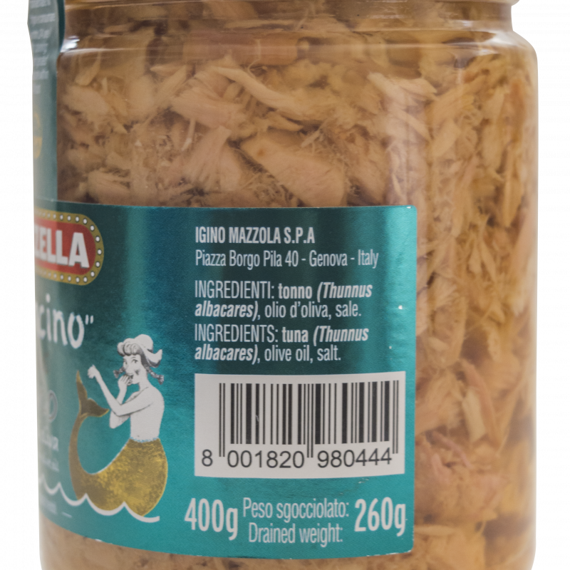 Maruzzella Bocconcino tonhaldarabok olívaolajban