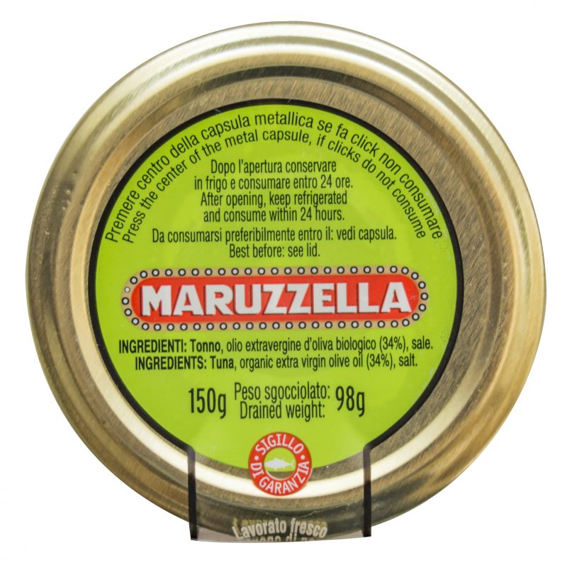 Maruzzella tuna fillets in extra virgin BIO olive oil