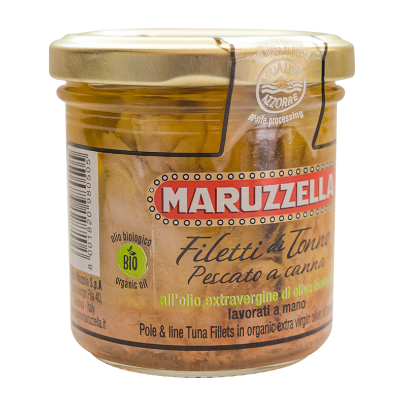 Maruzzella tuna fillets in extra virgin BIO olive oil