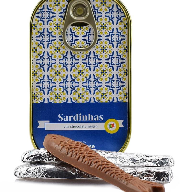 Avianense dark chocolate sardines