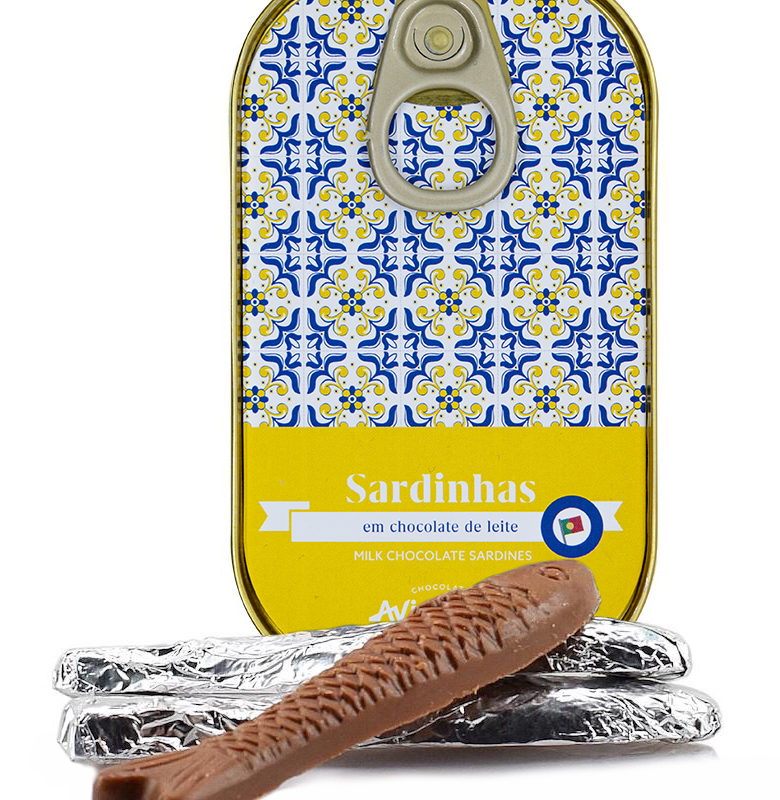 Avianense milk chocolate sardines