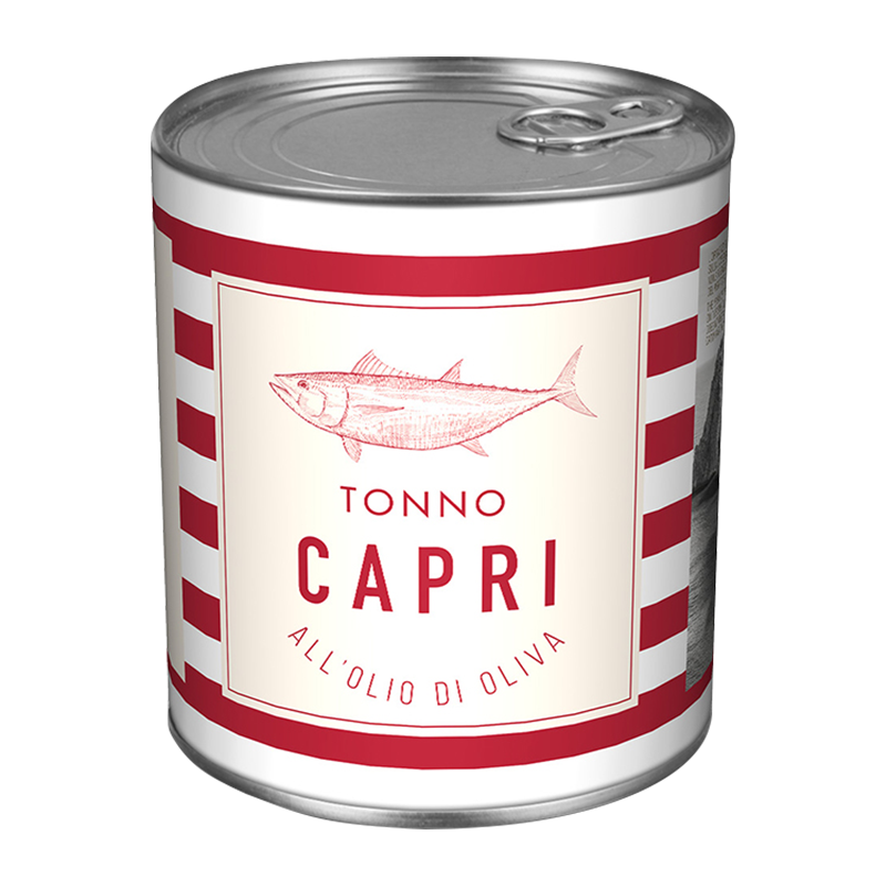 Capri tuna fillets in olive oil