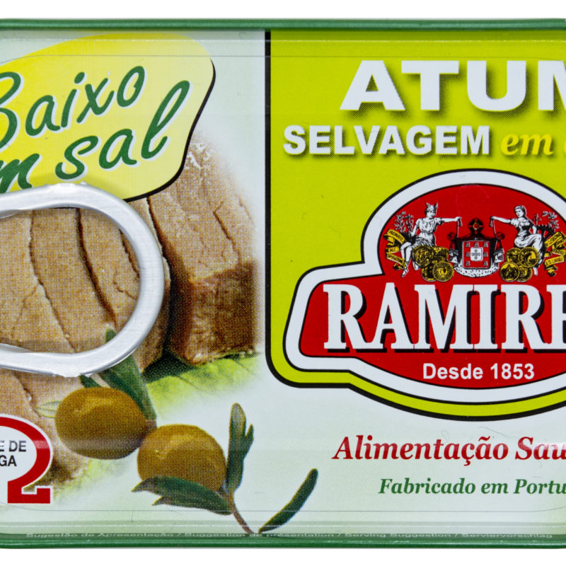 Ramirez wild tuna fillets in olive oil with low salt content