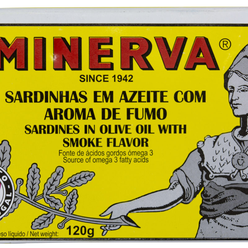 Minerva smoke flavored sardine in olive oil
