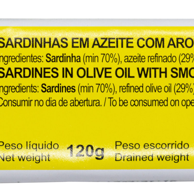 Minerva smoke flavored sardine in olive oil