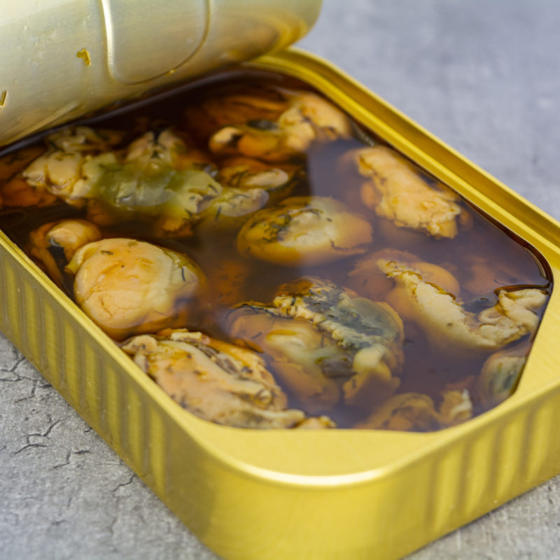 Spinnaker BIO mussels in organic rapeseed oil with herbs