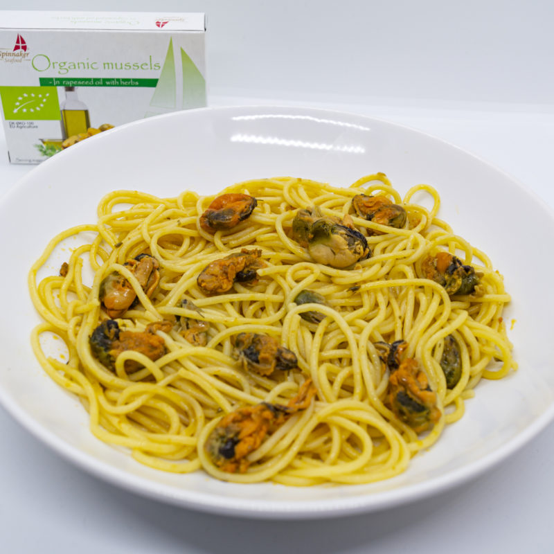Spinnaker BIO mussels in organic rapeseed oil with herbs