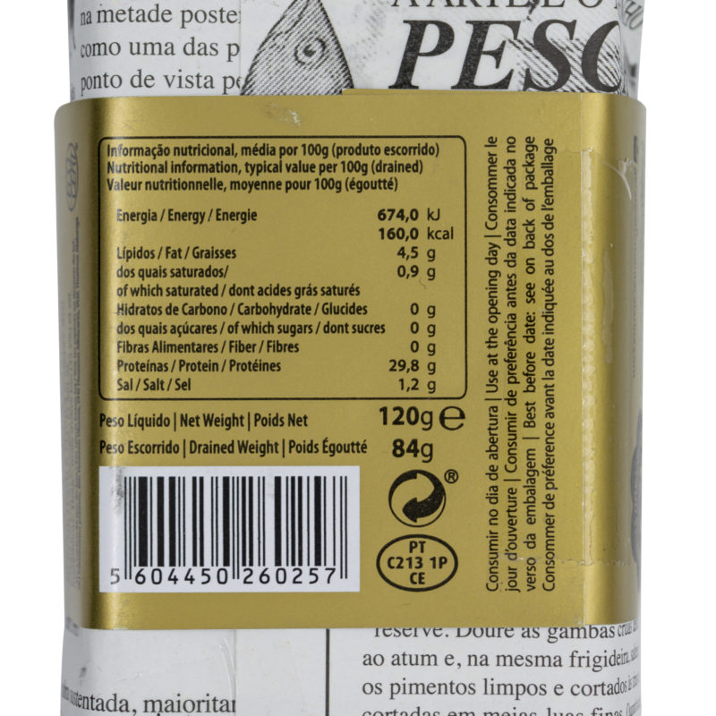 Santa Catarina Gourmet tuna fillets in BIO olive oil