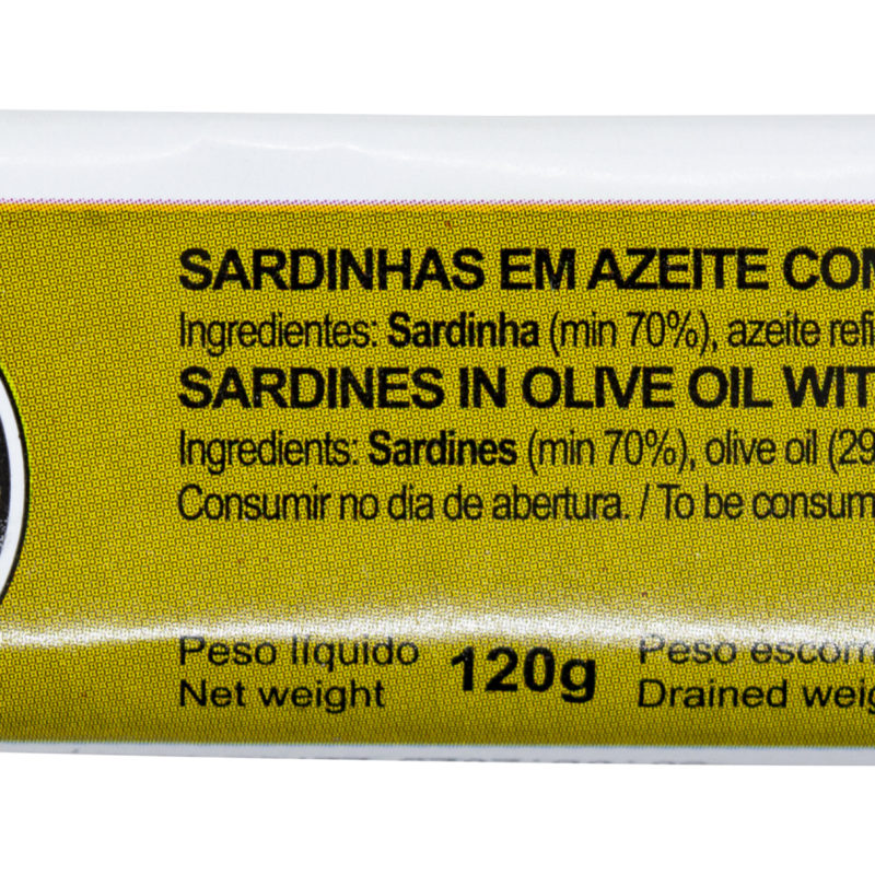 Minerva sardine in olive oil with lemon