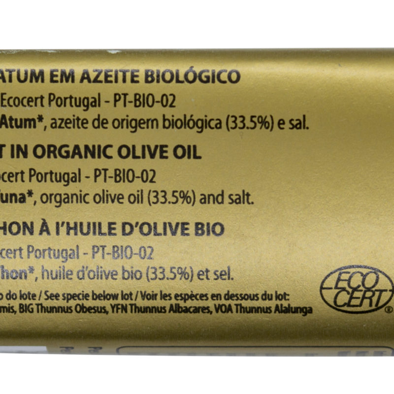 Santa Catarina Gourmet tuna fillets in BIO olive oil