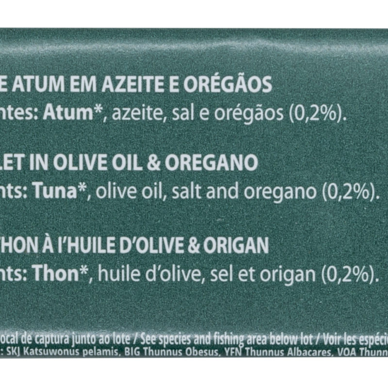 Santa Catarina Gourmet tuna fillets in olive oil with oregano