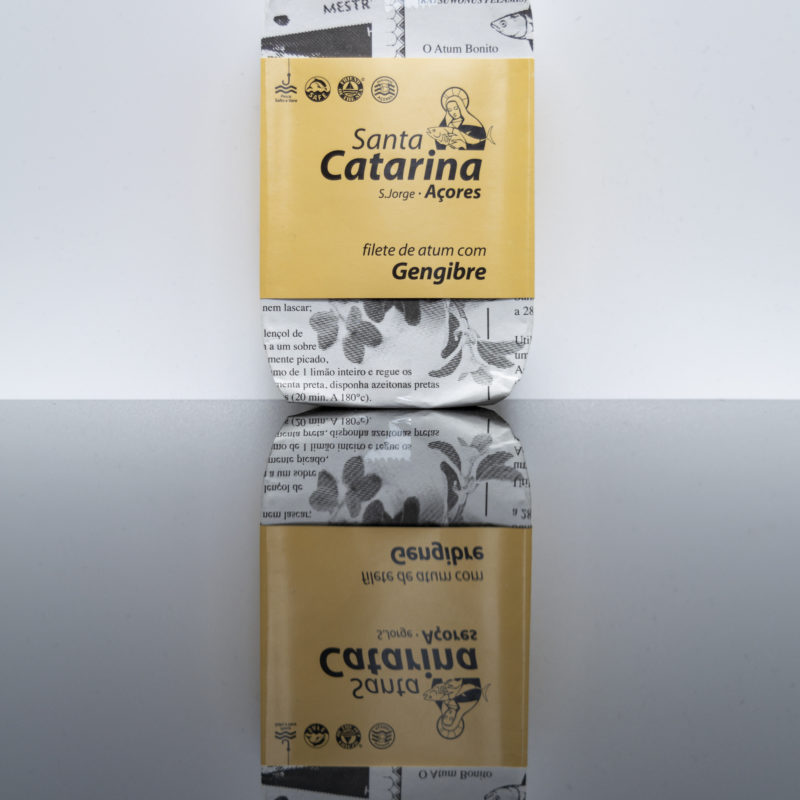 Santa Catarina Gourmet tuna fillets in olive oil with ginger