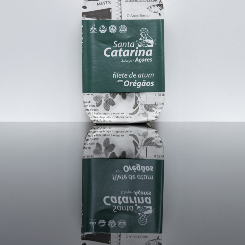 Santa Catarina Gourmet tuna fillets in olive oil with oregano