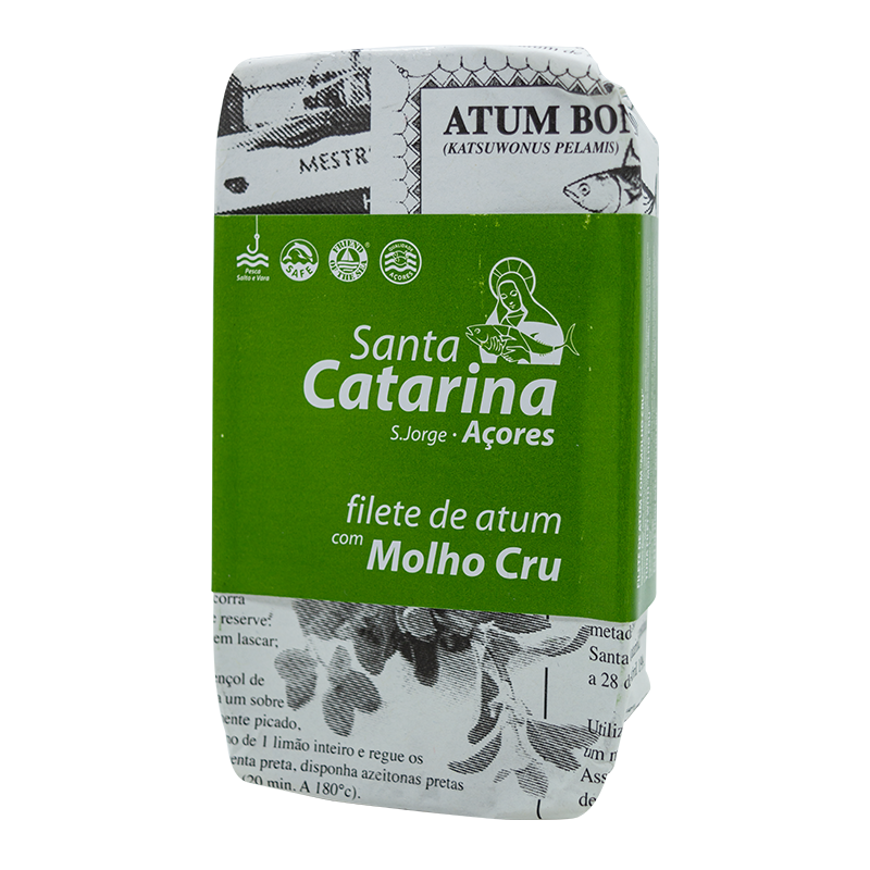 Santa Catarina Gourmet tuna fillets with "Molho Cru" sauce
