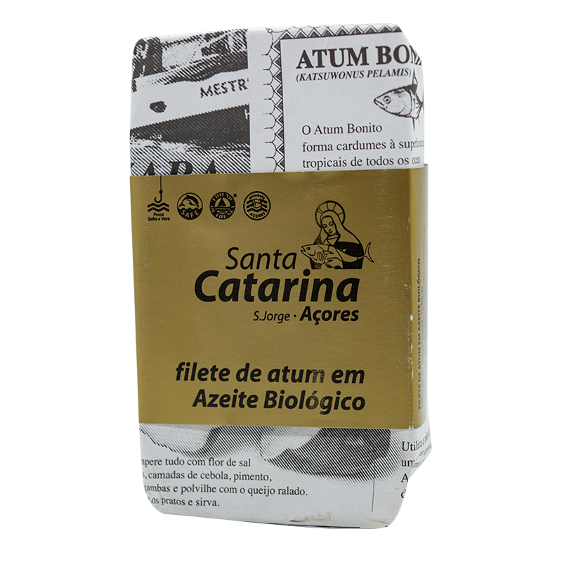Santa Catarina Gourmet tuna fillets in BIO olive oil