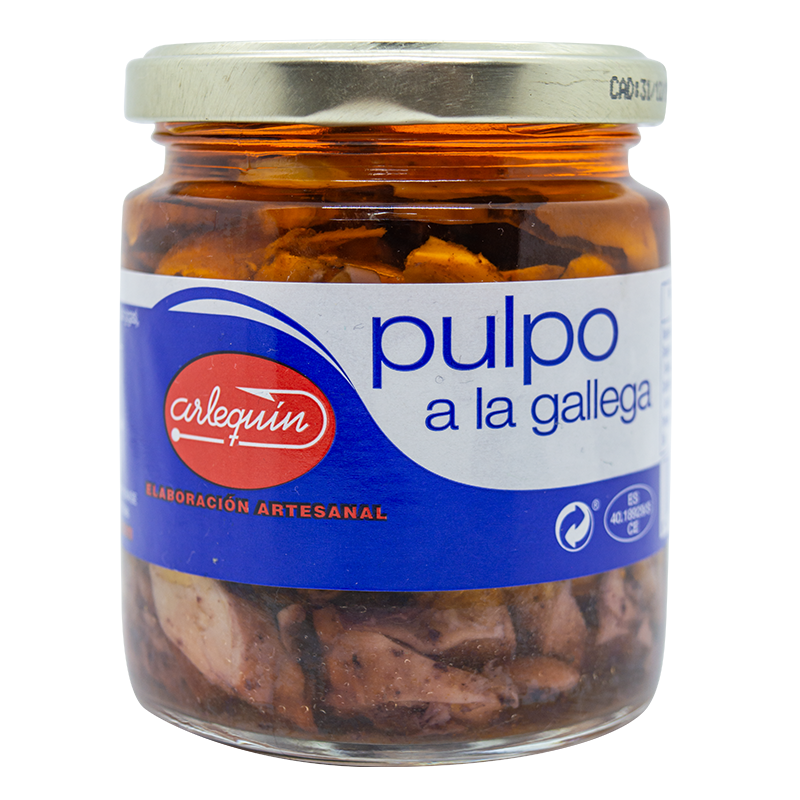 Arlequín octopus in galician sauce, 230 g