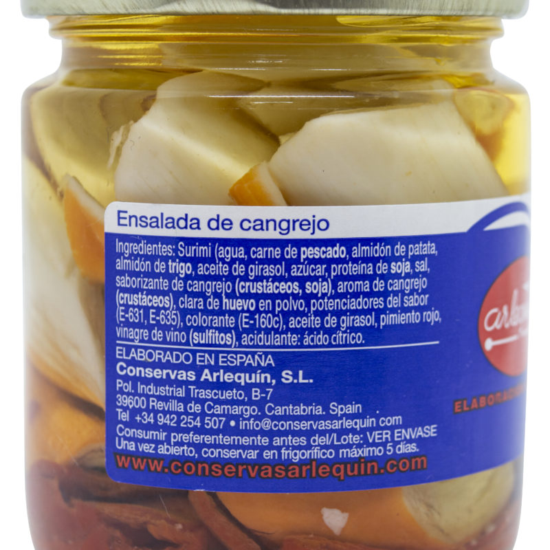 Arlequín surimi crab salad, 215 g