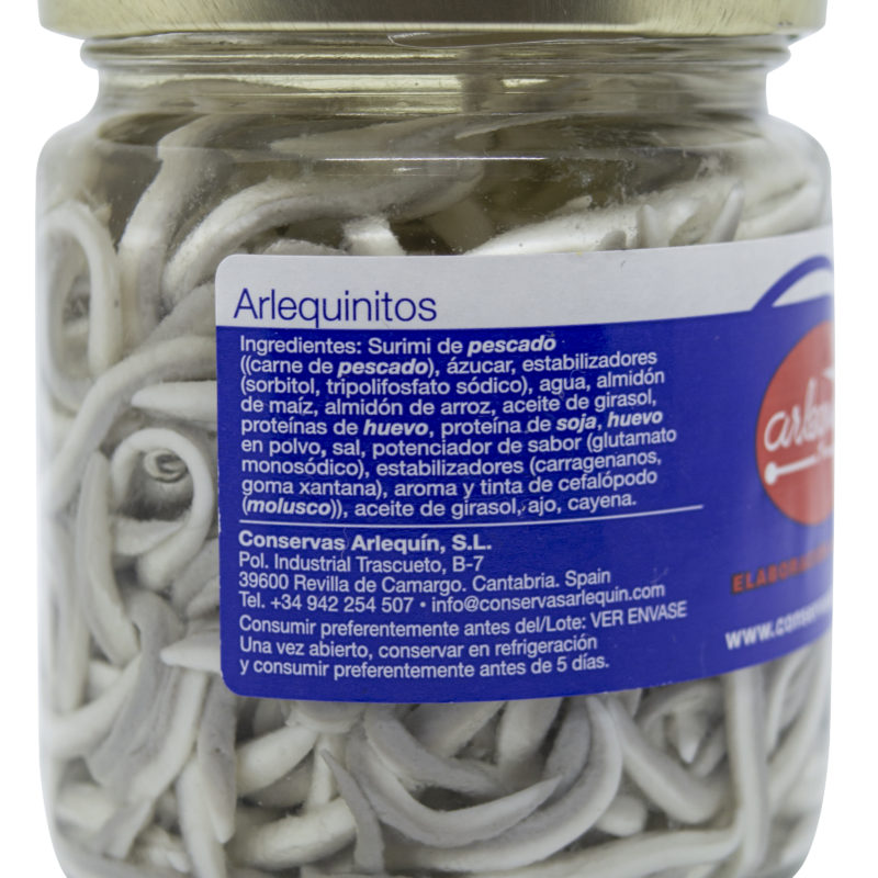 Arlequín surimi baby eels, 230 g