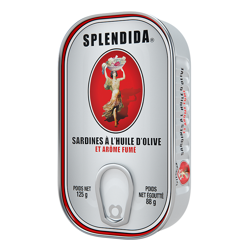 Splendida smoked sardines in olive oil, 125 g