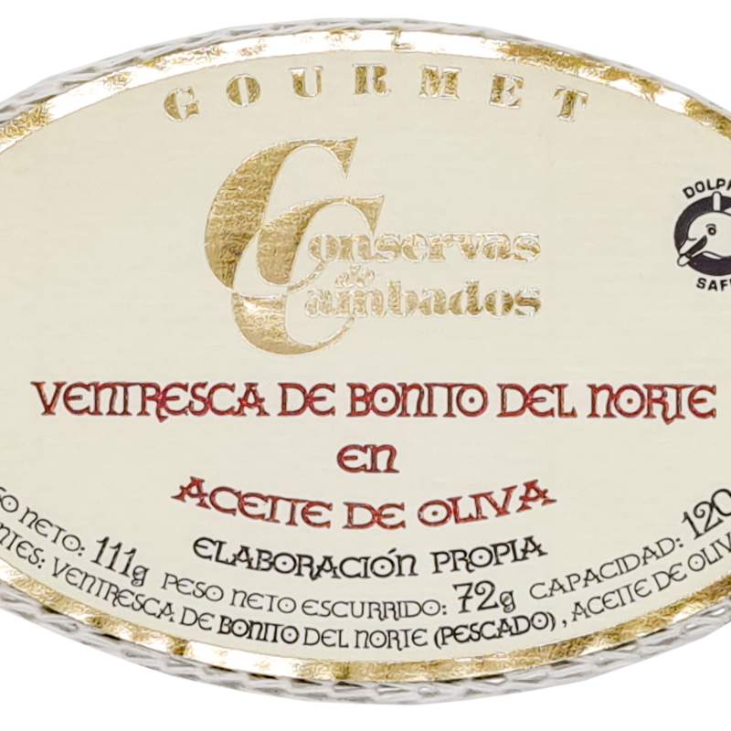 Conservas De Cambados Gourmet Ventresca Bonito Del Norte tuna belly fillet in olive oil