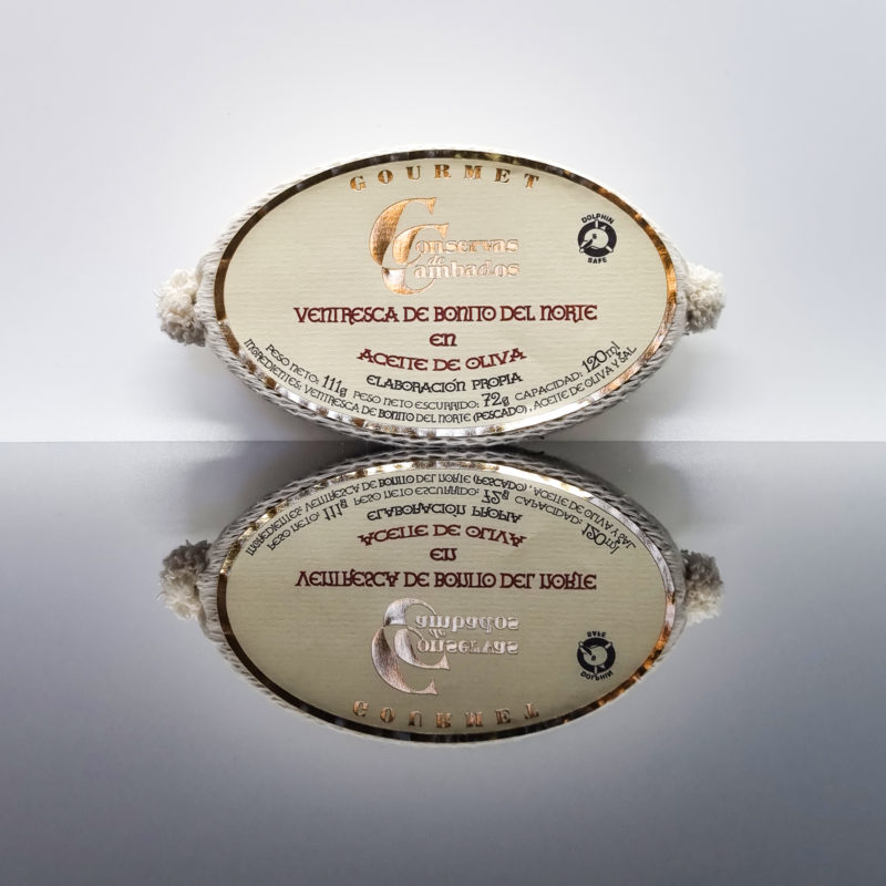 Conservas De Cambados Gourmet Ventresca Bonito Del Norte tuna belly fillet in olive oil