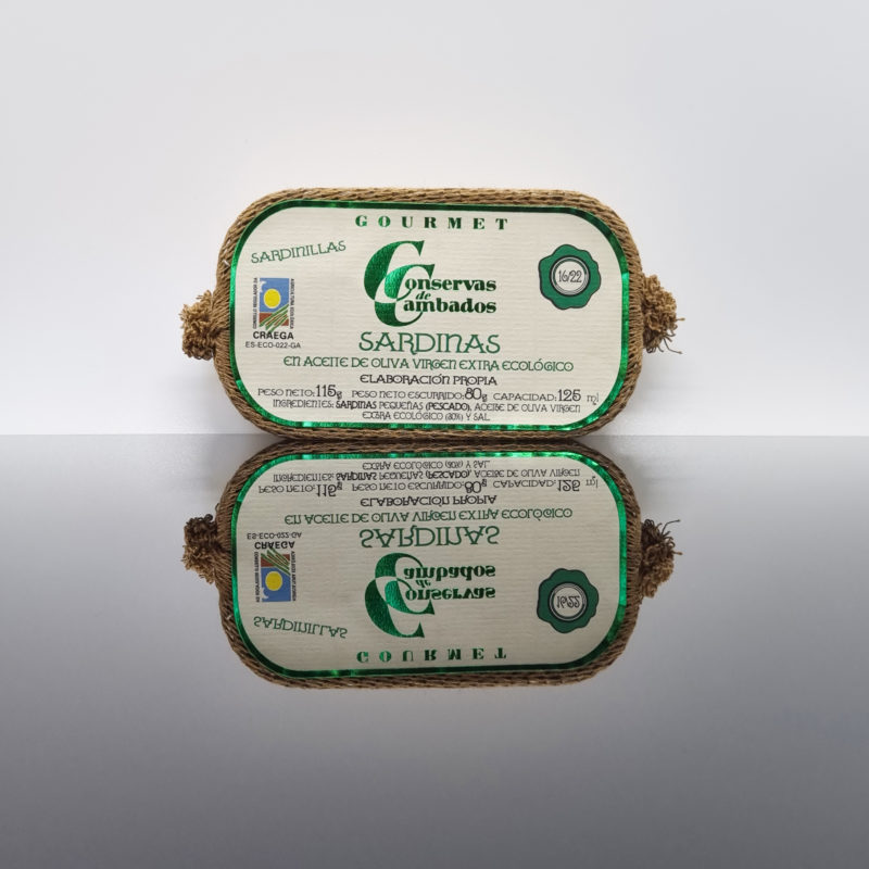 Conservas De Cambados Gourmet small sardines in extra virgin BIO olive oil