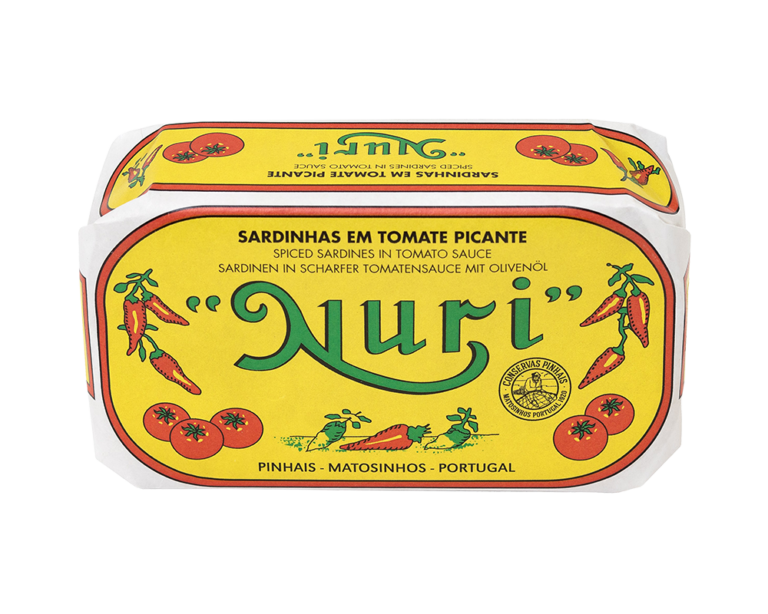 Nuri sardines in spiced tomato sauce with olive oil, 125 g CannedFish