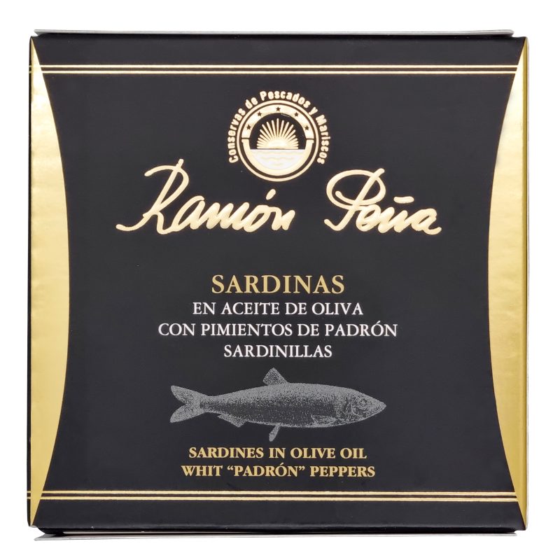 Ramón Peña sardines in olive oil with padrón peppers