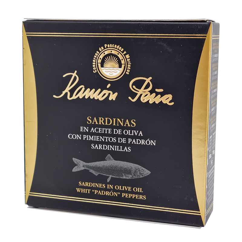 Ramón Peña sardines in olive oil with padrón peppers, 130 g